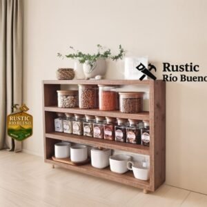 Estante De Madera Rustico  Para Especies