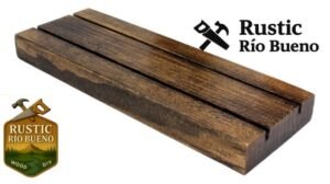 Exhibición Para Aretes Con Ranuras De Madera