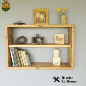 Estante De Cocina Rustico De Madera Especial Para Ordenar