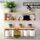 Estante Madera Pino Flotante Baño Decoración Pared