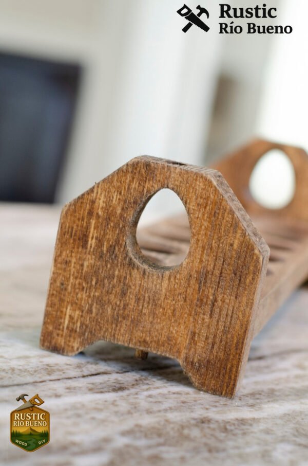 Porta Huevos De Madera  , Organizador Para Huevos Artesania