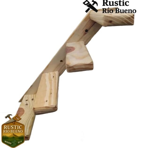 Estante De Pared Para Gatos Montado En Pared Escalera