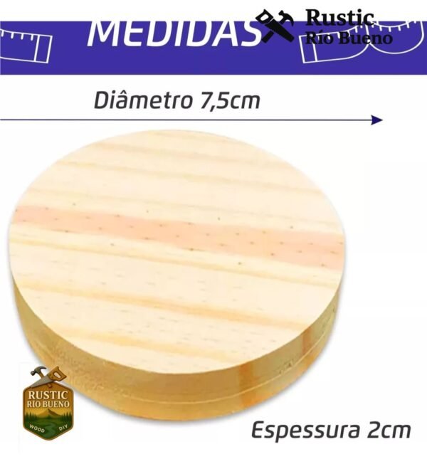 Redondela , 10 de disco madera de pino