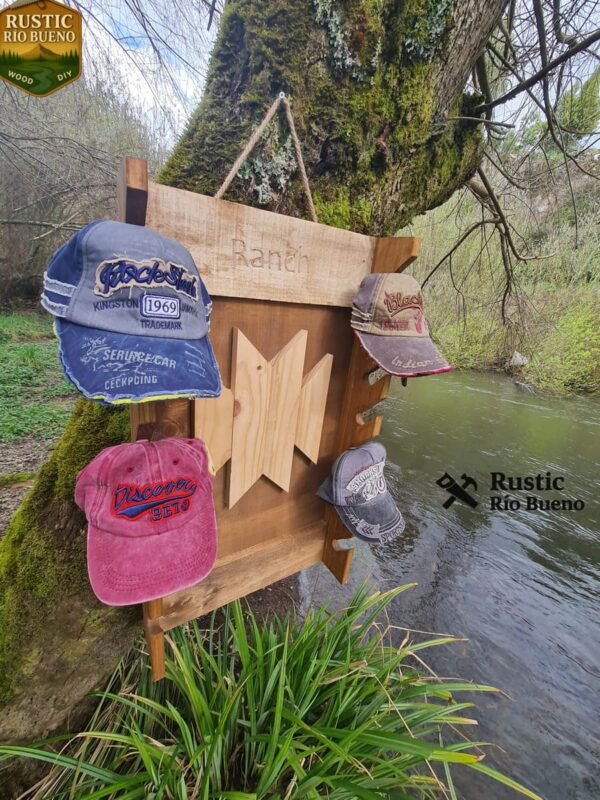 Perchero Para 26 Gorras Organizador De Gorros Soporte Jockey
