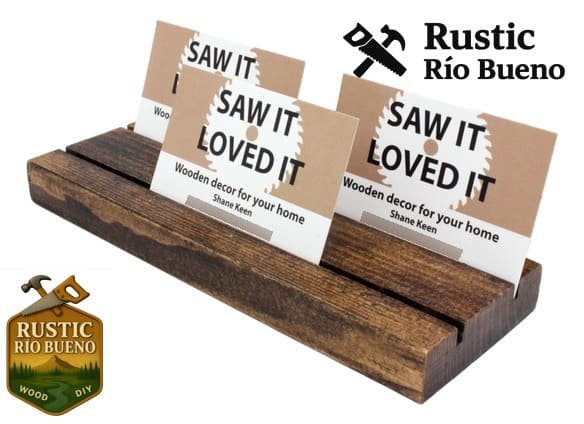 Exhibición Para Aretes Con Ranuras De Madera