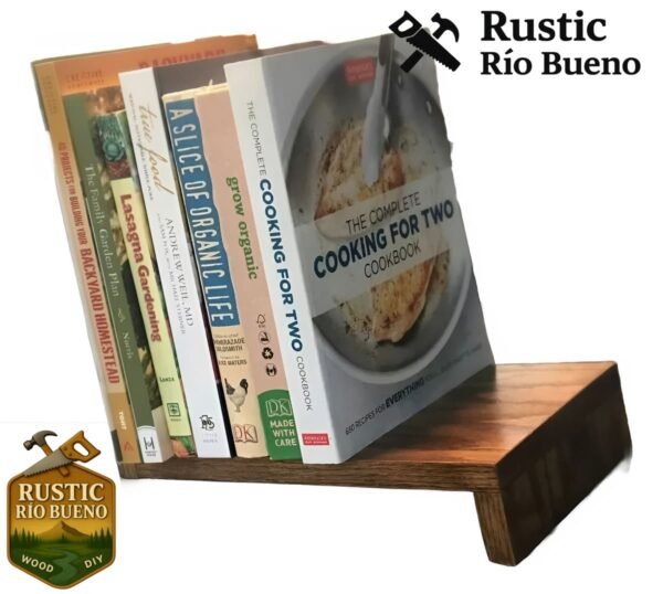 Estante Repisa Organizador Porta Libros Madera Vintage