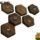 Exhibidor Pedestal Para Anillos Rustico De Madera