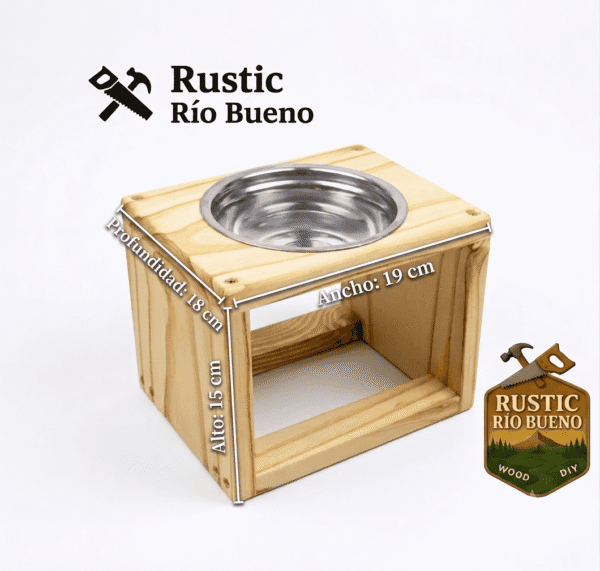 comedero elevado para mascota