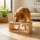 Comedero Elevado Para Perros Y Gatos De Madera Doble Plato